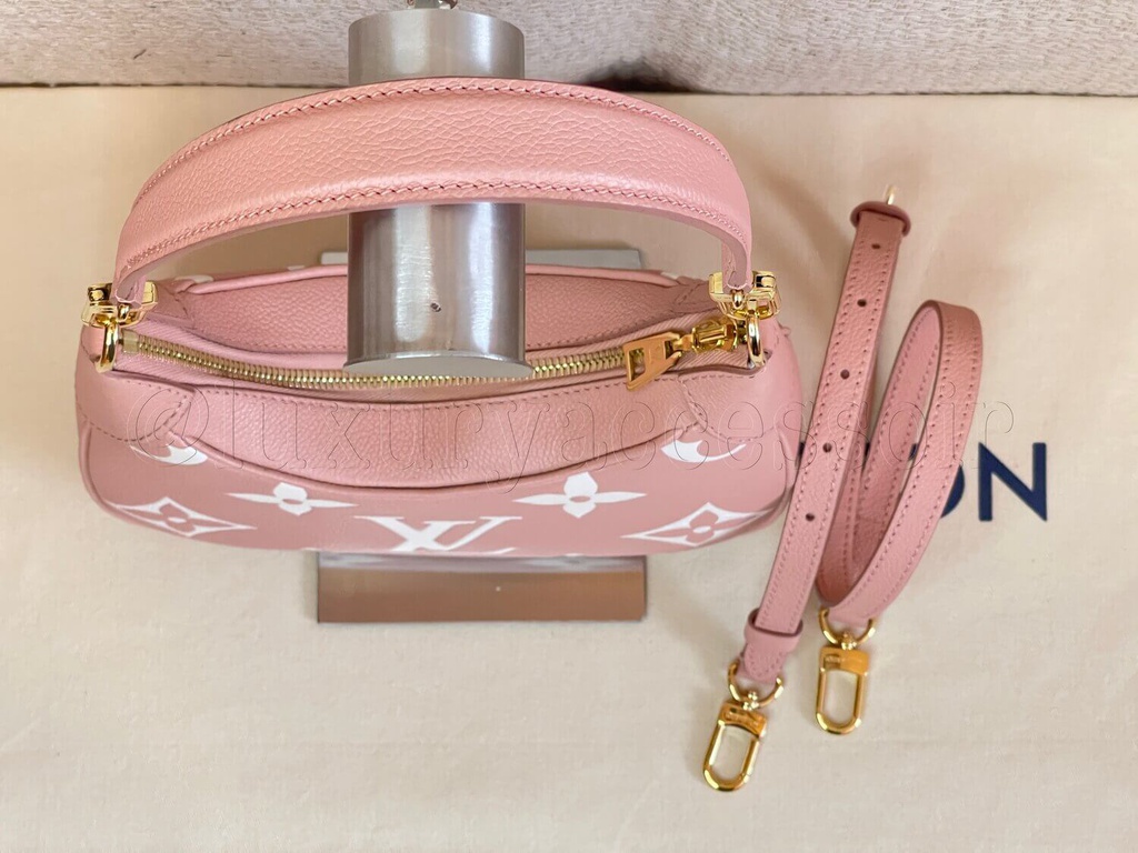 Bagatelle leather crossbody bag Louis Vuitton Pink in Leather