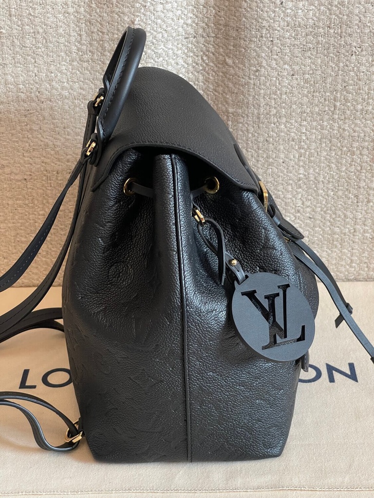 100% Original Louis Vuitton Montsouris Rucksack schwarz Preloved