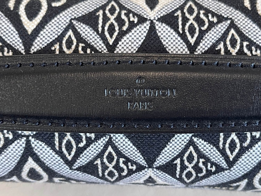 100% Original Louis Vuitton Pochette Metis 1854 blau Preloved