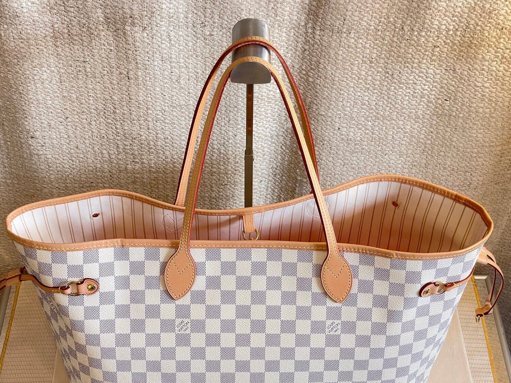 Louis Vuitton Neverfull GM Beige Damier Azur