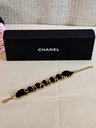 Armband CHANEL schwarz / gold