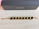 Armband CHANEL schwarz / gold