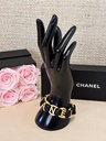 Armband CHANEL schwarz / gold