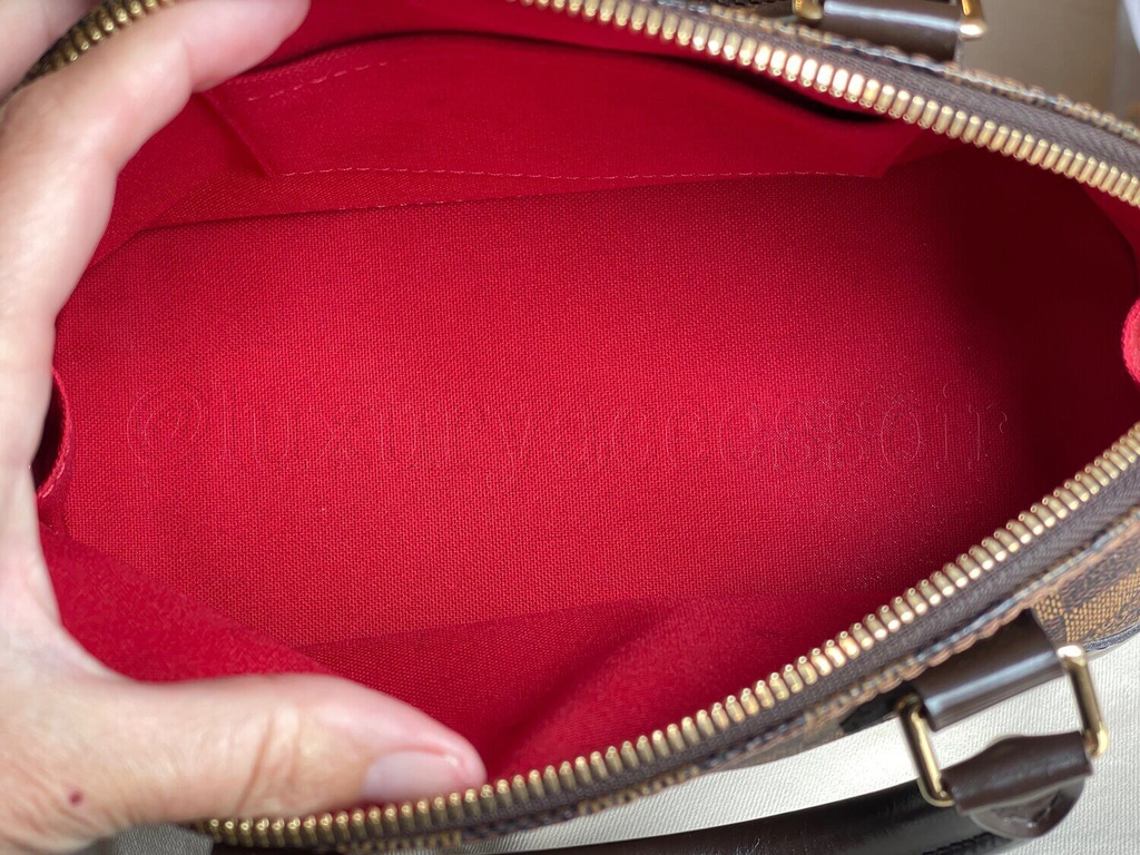 Louis Vuitton Alma PM - Damier Ebene Gold Hardware 100% Authentic
