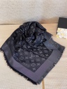 Monogram Shine Shawl black