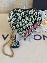 Heart Coin Purse Leopard by Stephen Sprouse