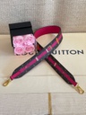 Bandouliere strap Monogram red