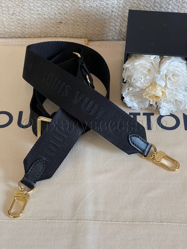 Bandouliere shoulder strap black