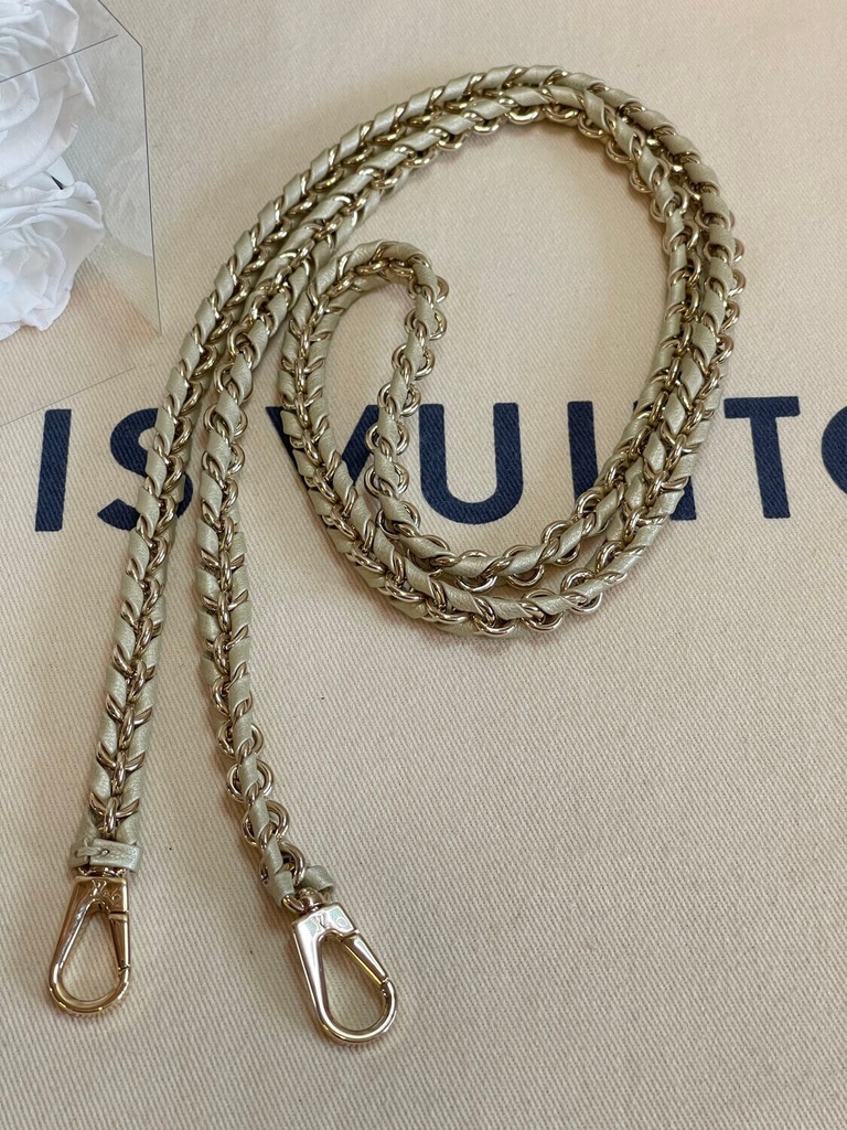 chain strap Metallic