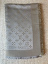 Monogram Shine Shawl Greige