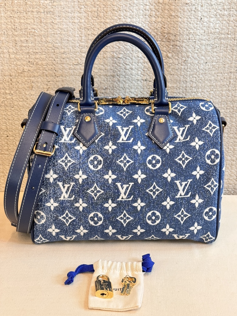 Speedy 25 Bandouliere DENIM blue