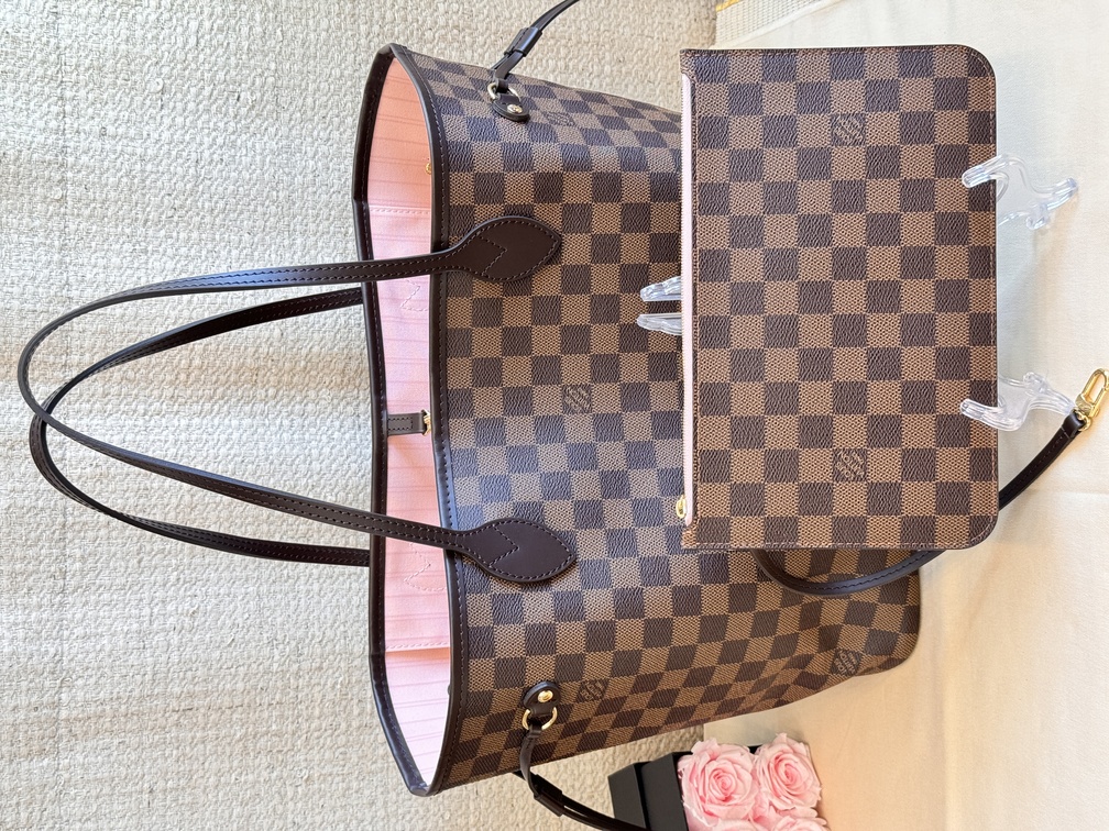 Neverfull MM set Damier Ebene