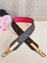 Bandouliere strap Mono pink