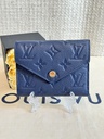 Victorine wallet Empreinte navy