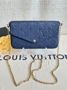 Felicie Pochette Empreinte Navy