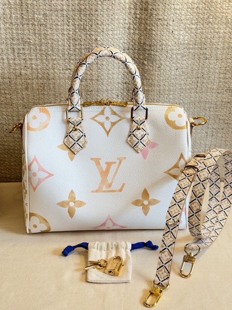 100 Original Louis Vuitton Speedy 25 Bandouliere By The Pool 2.0